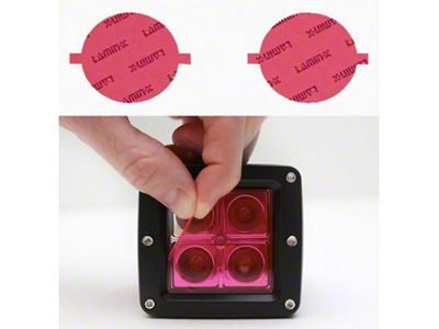 Lamin-X Fog Light Tint Covers; Pink (06-09 4Runner)