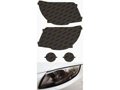 Lamin-X Headlight Tint Covers; Gunsmoke (06-09 4Runner)