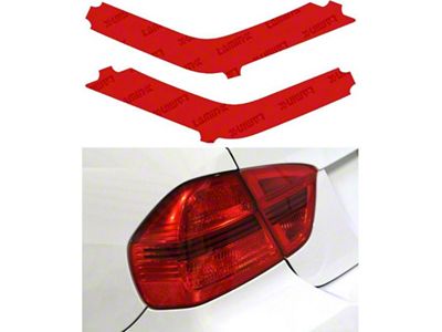 Lamin-X Rear Reflector Delete Tint Covers; Red (14-24 4Runner)