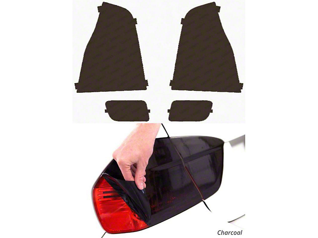 Lamin-X Tail Light Tint Covers; Charcoal (03-05 4Runner)