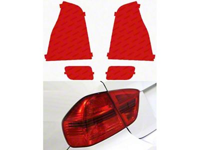 Lamin-X Tail Light Tint Covers; Red (03-05 4Runner)
