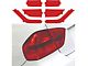 Lamin-X Tail Light Tint Covers; Red (14-24 4Runner)