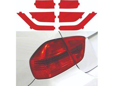 Lamin-X Tail Light Tint Covers; Red (14-24 4Runner)