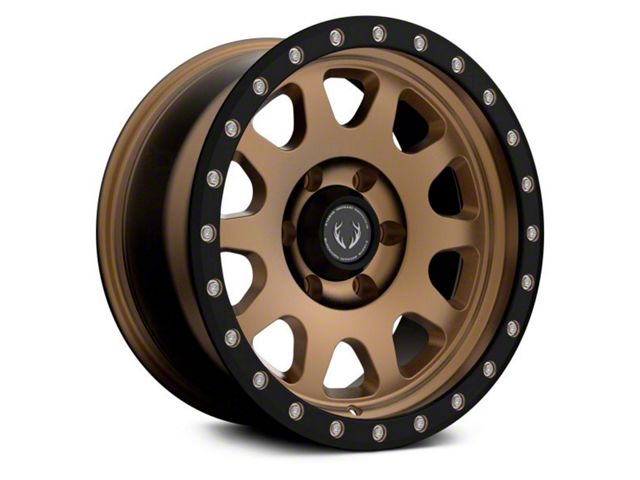 Blackhorn Offroad BH02 Bronze with Black Lip 6-Lug Wheel; 17x9; 12mm Offset (16-23 Tacoma)