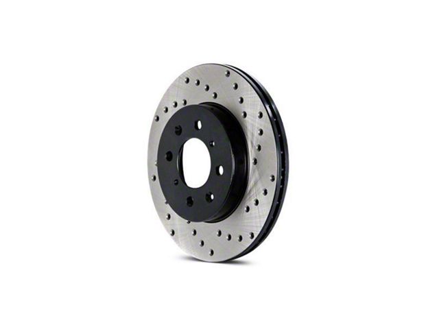 StopTech Sportstop Cryo Sport Drilled 6-Lug Rotor; Rear Driver Side (03-09 4Runner)