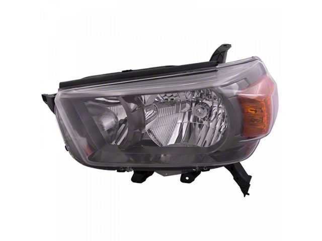 Headlights Depot Halogen Headlight; Driver Side (10-13 4Runner Limited, SR5 w/ Trail Package)