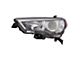 Headlights Depot Headlight; Driver Side; Black Housing; Clear Lens (14-20 4Runner)