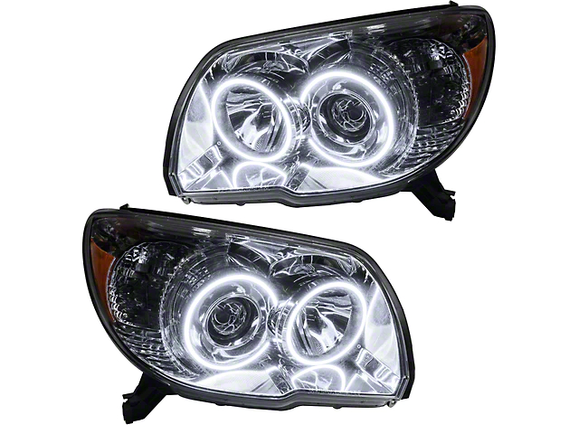 Oracle OE Sport Style Headlights with LED Halo; Chrome Housing; Clear Lens (06-09 4Runner)