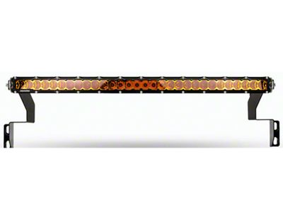 Heretic Studios 30-Inch LED Light Bar with Behind the Grille Mounting Brackets; Combo Beam; Amber Lens (10-24 4Runner)