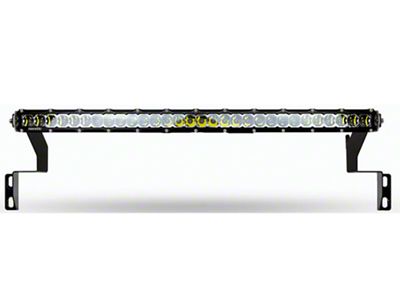 Heretic Studios 30-Inch LED Light Bar with Behind the Grille Mounting Brackets; Combo Beam; Clear Lens (10-24 4Runner)