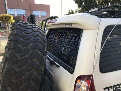Orange Boxx Fabrication Rear Hatch Molle Panel with 4Runner Cutout (03-09 4Runner)