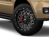 Hardrock Offroad Indestructible Gloss Black Milled 6-Lug Wheel; 20x10; -19mm Offset (03-09 4Runner)