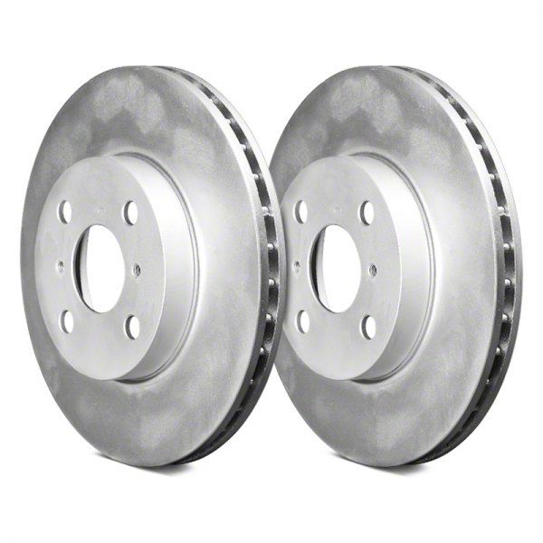 Series B100 Plain 6-Lug Rotors; Front Pair (08-09 4Runner w/ 12.56-Inch Front Rotors)