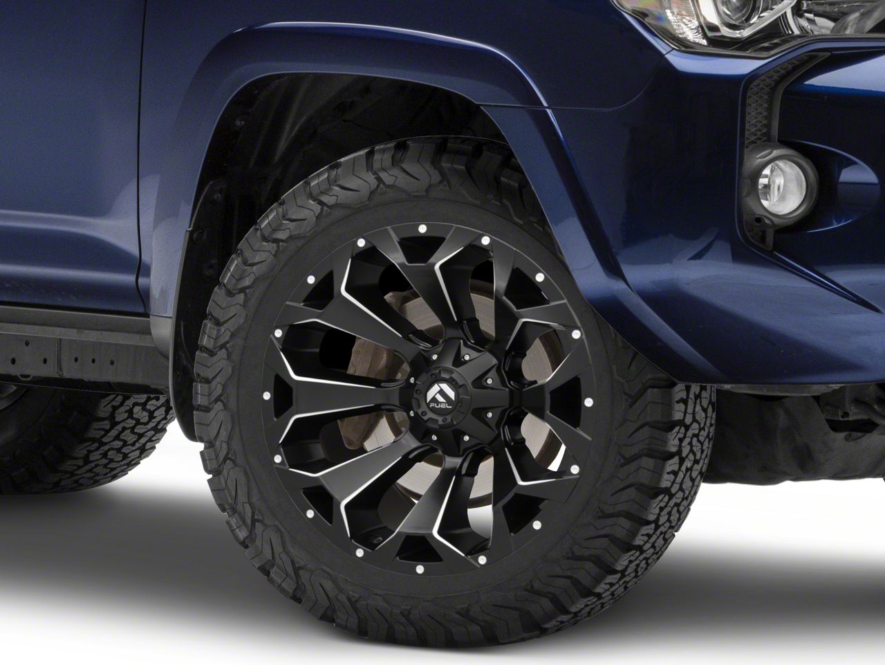 Fuel Wheels Assault Matte Black Milled 6-Lug Wheel; 20x9; 35mm Offset (10-23 4Runner)