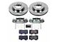 PowerStop OE Replacement 6-Lug Brake Rotor, Pad and Caliper Kit; Front (16-24 4Runner)