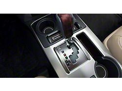 Foam Cup Holder Inserts; Black/Gray (10-23 4WD 4Runner w/ Shift Knob)