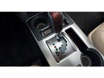Foam Cup Holder Inserts; Black/Gray (10-23 4WD 4Runner w/ Shift Knob)
