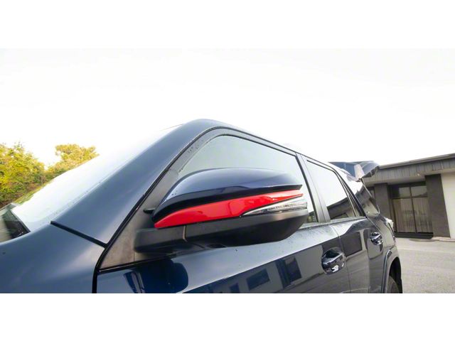 Side Mirror Accent Trim; Gloss TRD Red (09-24 4Runner)