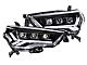 GTR Lighting Carbide LED Headlights with Amber Side Markers; Black Housing; Clear Lens (21-24 4Runner w/ Factory LED Low/Halogen High Beam Headlights)