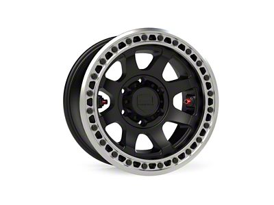 Teraflex Olympus Beadlock Off-Road Metallic Black 6-Lug Wheel; 17x9; -25mm Offset (10-24 4Runner)