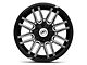 XF Offroad XF-232 Gloss Black Milled 6-Lug Wheel; 20x9; 0mm Offset (03-09 4Runner)