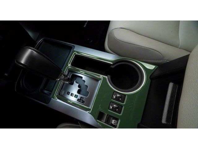Transmission Console Accent Trim; Army Green (14-24 4Runner)