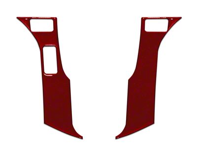 3-Button Steering Wheel Trim; Ruby Red (14-21 Tundra)