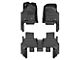 Custom Front and Rear Floor Mats; Black (10-24 4Runner w/o Third Row Seats)