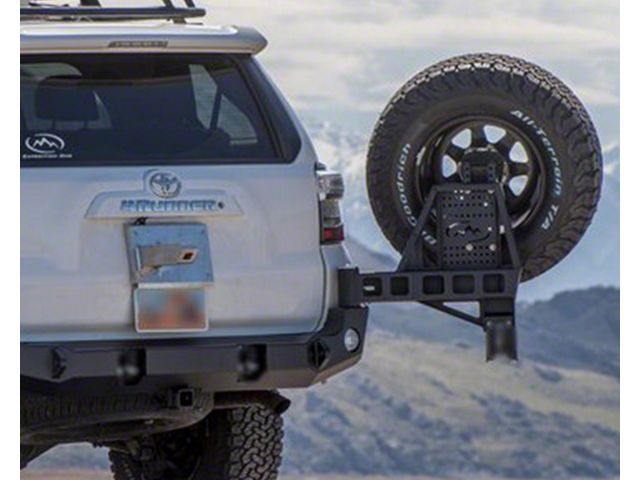 Expedition One Single Swing-Out Rear Bumper; Textured Black (10-24 4Runner)