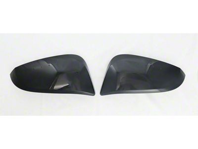 Replacement Mirror Covers; Gloss Black (14-24 4Runner)