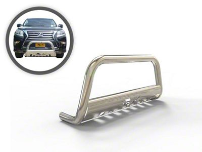Vanguard Off-Road Classic Bull Bar with Skid Plate; Stainless Steel (03-23 4Runner, Excluding TRD)