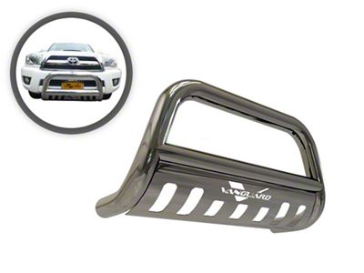 Classic Bull Bar with Skid Plate; Stainless Steel (03-24 4Runner, Excluding TRD)