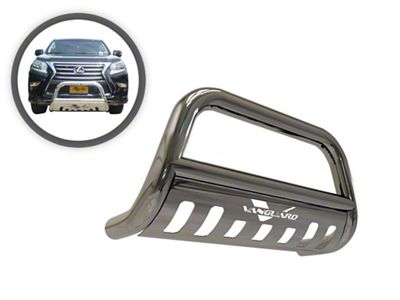 Vanguard Off-Road Classic Bull Bar with Skid Plate; Stainless Steel (03-23 4Runner, Excluding TRD)