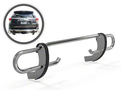Vanguard Off-Road Double Tube Rear Bumper Guard; Stainless Steel (03-23 4Runner, Excluding TRD)