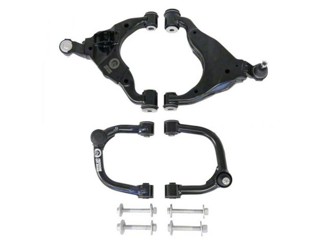 Freedom Offroad Front Upper and Lower Control Arms and Cam Bolts for 2 to 4-Inch Lift (10-24 4Runner w/ KDSS System)