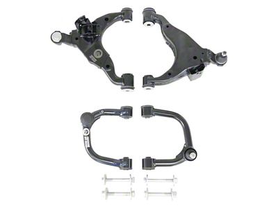 Freedom Offroad Front Upper and Lower Control Arms and Cam Bolts for 2 to 4-Inch Lift (10-24 4Runner w/o KDSS System)