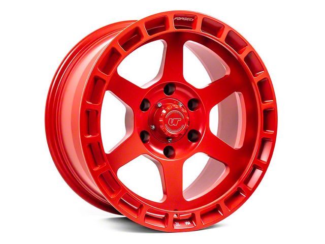 VR Forged D14 Satin Red 6-Lug Wheel; 17x8.5; -8mm Offset (05-15 Tacoma)
