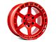 VR Forged D14 Satin Red 6-Lug Wheel; 17x8.5; -8mm Offset (05-15 Tacoma)