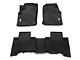 TruShield Precision Molded Front and Rear Floor Liners; Black (13-24 4Runner)