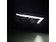 AlphaRex MK II LUXX-Series LED Projector Headlights; Black Housing; Clear Lens (21-24 4Runner)