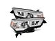 AlphaRex MK II LUXX-Series LED Projector Headlights; Chrome Housing; Clear Lens (21-24 4Runner)