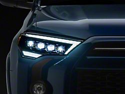 AlphaRex NOVA-Series G2 LED Projector Headlights; Black Housing; Clear Lens (14-20 4Runner)