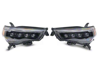 AlphaRex NOVA-Series G2 LED Projector Headlights; Alpha Black Housing; Clear Lens (21-24 4Runner)