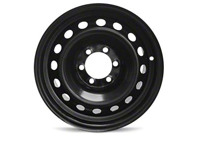 Hole Replica Steel Black 6-Lug Wheel; 17x7; 14mm Offset (03-09 4Runner)