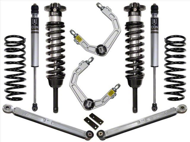 ICON Vehicle Dynamics 0 to 3.50-Inch Suspension Lift System with Billet Upper Control Arms; Stage 3 (03-09 4Runner)
