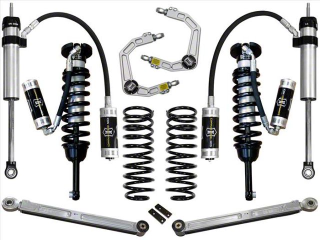 ICON Vehicle Dynamics 0 to 3.50-Inch Suspension Lift System with Billet Upper Control Arms; Stage 5 (10-24 4Runner)
