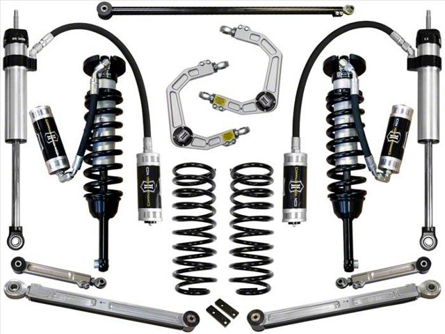 ICON Vehicle Dynamics 0 to 3.50-Inch Suspension Lift System with Billet Upper Control Arms; Stage 6 (10-24 4Runner)