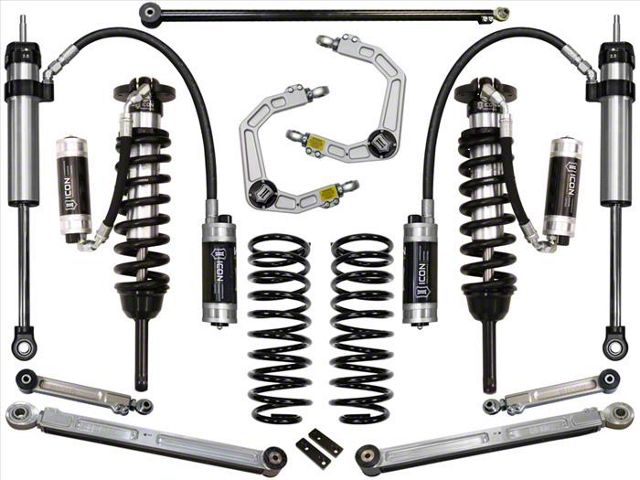 ICON Vehicle Dynamics 0 to 3.50-Inch Suspension Lift System with Billet Upper Control Arms; Stage 7 (03-09 4Runner)