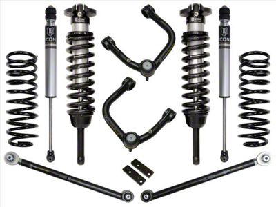 ICON Vehicle Dynamics 0 to 3.50-Inch Suspension Lift System with Tubular Upper Control Arms; Stage 3 (03-09 4Runner)