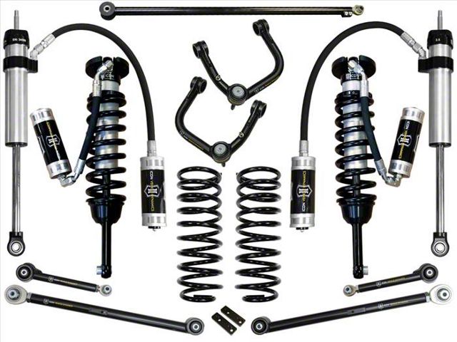 ICON Vehicle Dynamics 0 to 3.50-Inch Suspension Lift System with Tubular Upper Control Arms; Stage 6 (03-09 4Runner)
